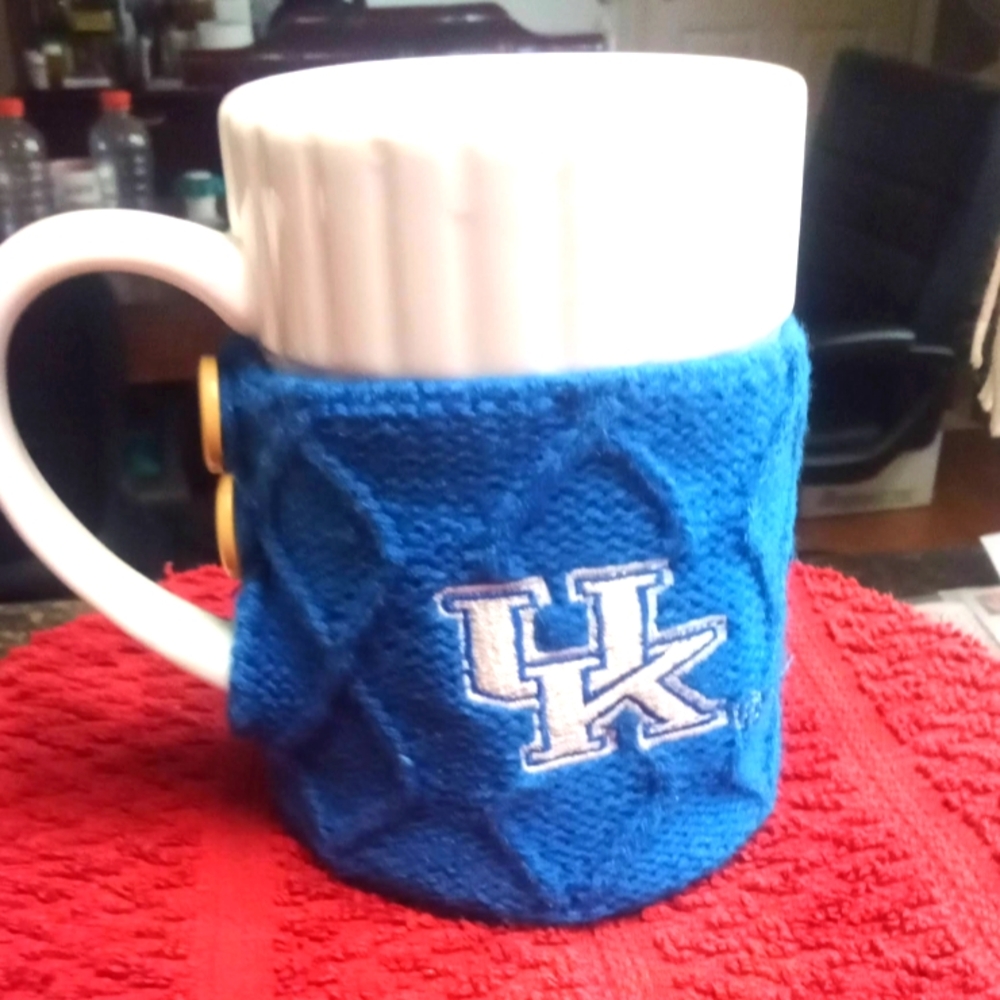 Blue UK Knit Mug with Sweater
